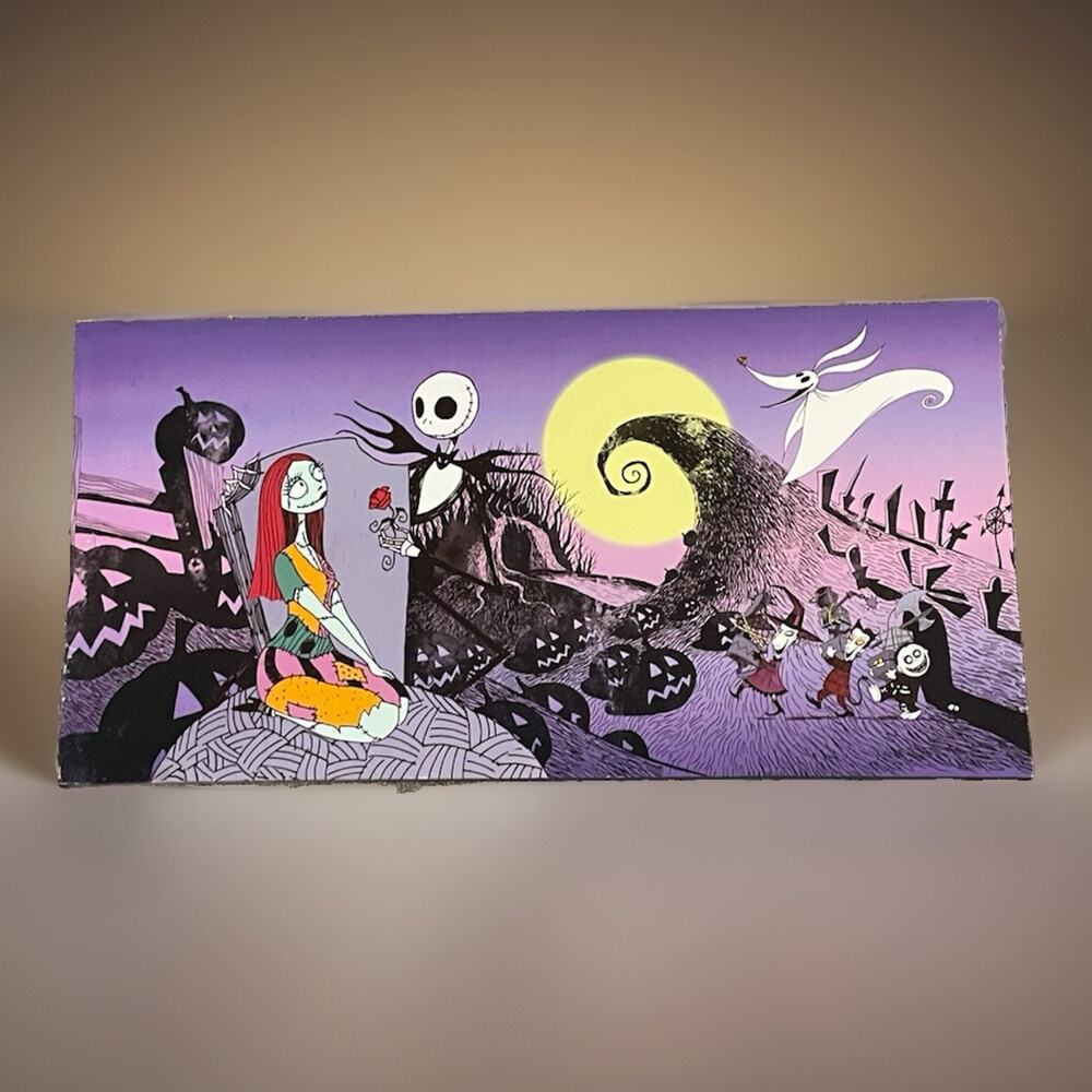 Disney Nightmare Before Christmas Panoramic Canvas Wall Art Pop Creations 15x 30